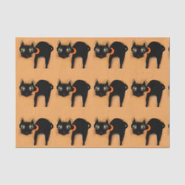 De Seda Papel Tissue Gatos Pretos Halloween Fofo