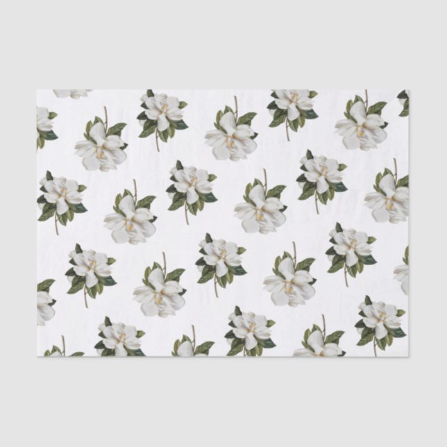 De Seda Papel tissue magnólia (Frente )