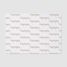 Papel Tissue Personalizado com Nome