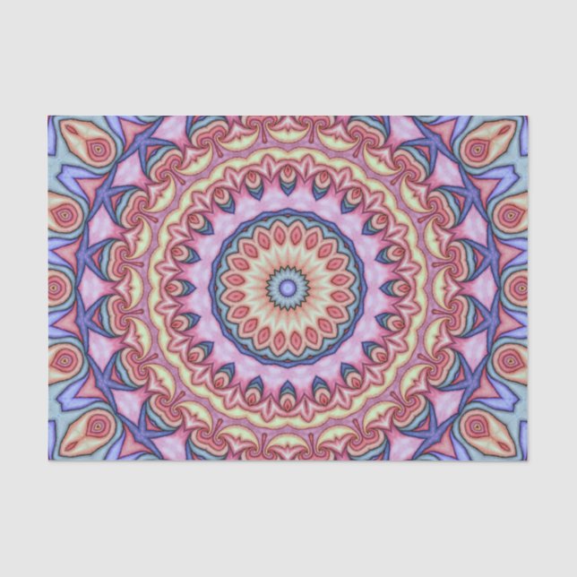 De Seda Papel Tissue, Redemoinho Aquarela Kscope 5 (Frente )