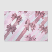 Papel tissue rosa do arco 2