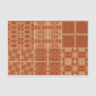 De Seda Papel tissue vermelho, laranja e amarelo para deco
