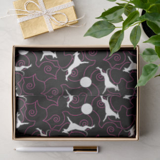 De Seda Papel Tissues Com Grandes Dinamarqueses
