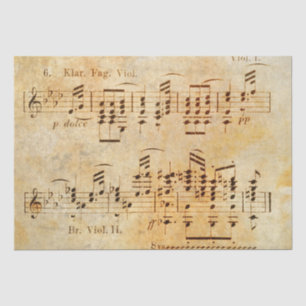 De Seda papel tradicional para tecidos musicais