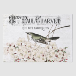 De Seda Pássaros e Papel Tecido Magnético