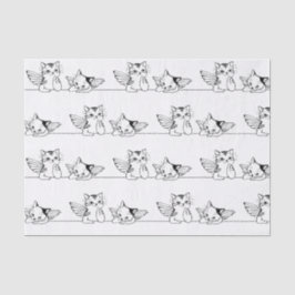 De Seda PENSAMENTO COM O Papel Tecidual das Asas