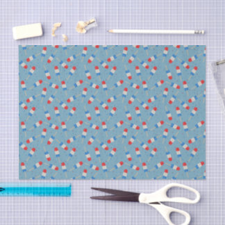 De Seda Picolés Patrióticos Papel Tissue