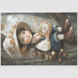 De Seda Pixie Beige Hat Mirror Enfrentando Papel Tecido Di