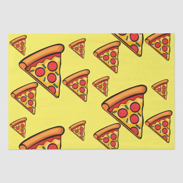 De Seda Pizza Friday Design - Papel Tecidual (Frente )