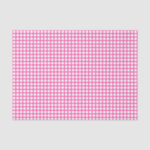 De Seda Pontos brancos no papel tecidos cor-de-rosa