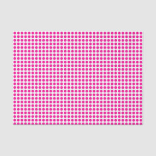 De Seda Pontos cor-de-rosa quente no papel branco