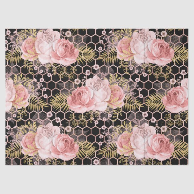 De Seda Princesa Bee Series Design 8 Papel Tecido (Frente )