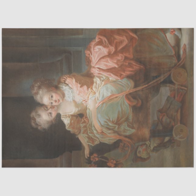 De Seda Princesas Irmãs Desfazem Papel (Frente )