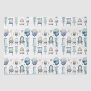 De Seda Rico Boho Vanity - Papel Tecido