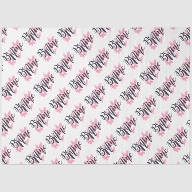 De Seda Seja meu com Flores e Corações Papel Tecido (Frente )