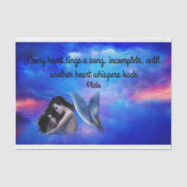 De Seda Sereia no Papel Tecido do Amor