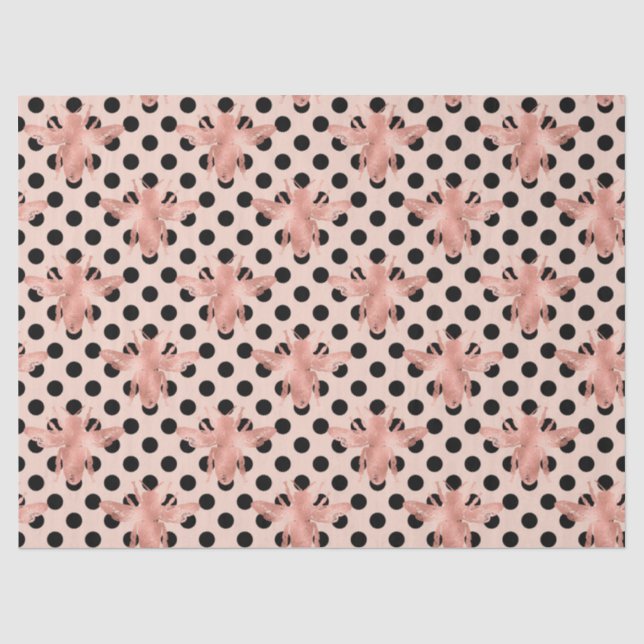 De Seda Série Princesa Abelha Design 3 Papel Tecido (Frente )
