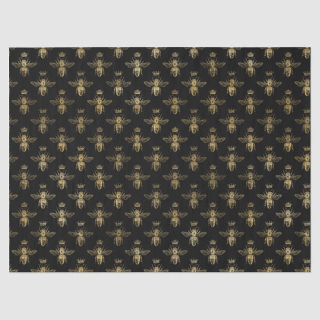 De Seda Série Queen Bee Design 12 Papel Tissue (Frente )