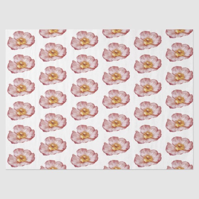 De Seda Série Rosa Romântica Design 13 Papel Tecido (Frente )