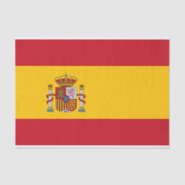 De Seda Sinalizador do papel tecidular da Espanha (Frente )