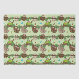 De Seda Stanley Sloth e o papel verde dos amigos