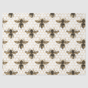 De Seda Tea Garden Bee Series Design 14 Papel Tecido
