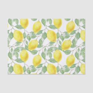De Seda Tecido com limão bonito / Papel para Artesanato