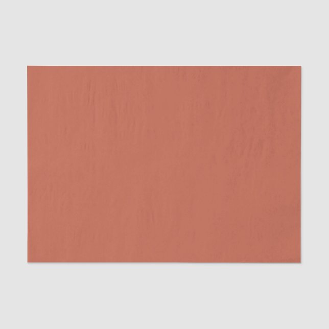 De Seda Terracotta - Papel Sólido Colorido (Frente )