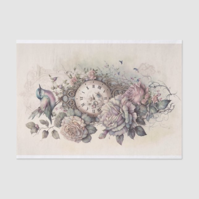 De Seda Um estudo sobre Rosas e Papel Tecidual no Tempo 1 (Frente )