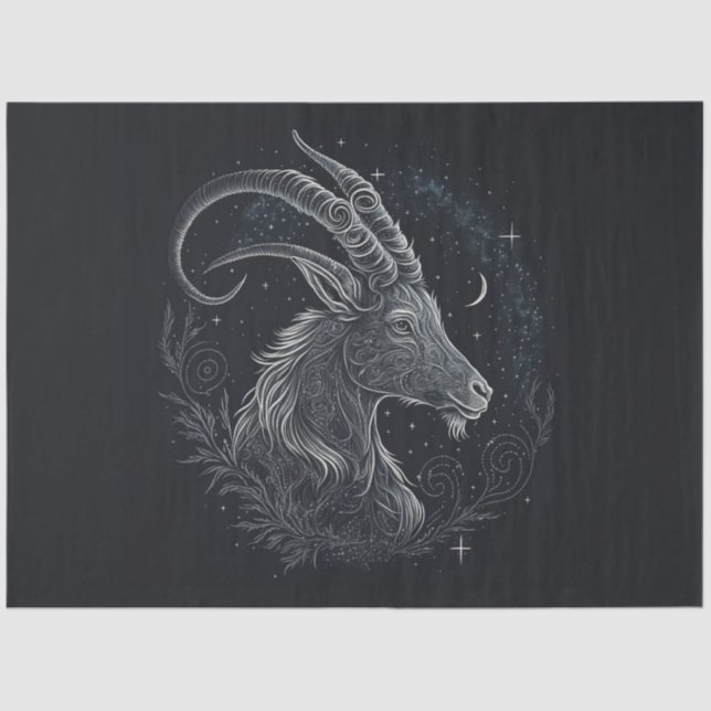 De Seda Um papel tecidular Design 2 da série Zodiac (Frente )