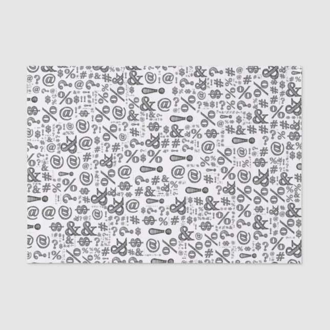 De Seda Unisex Pontuação Tema Papel Típico (Frente )
