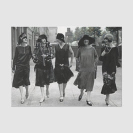 De Seda Vintage 1920 Mulheres Papel Tecido