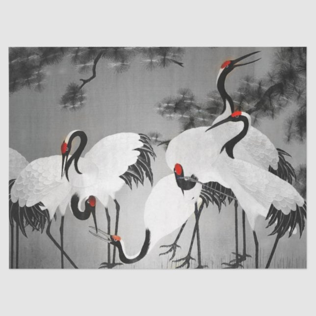 De Seda Vintage japonês Tapeçaria Papel Tecido (Frente )