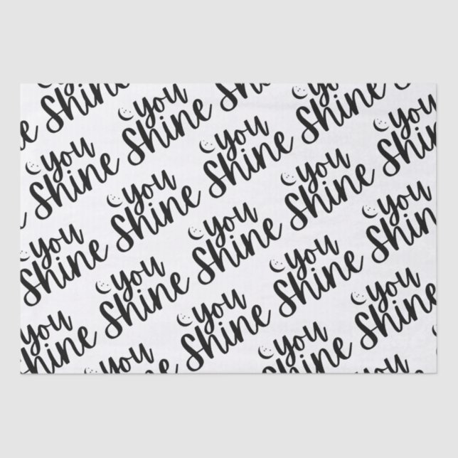 De Seda Você Gira Papel Tecido (Frente )