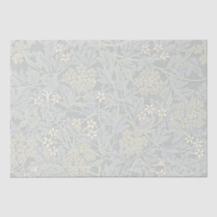 De Seda William Morris Desbotou Papel Tecidual Jasmine