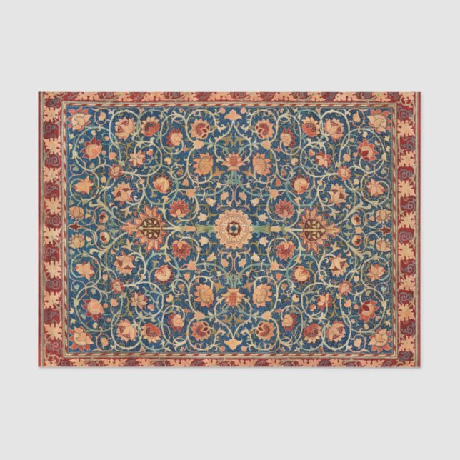 De Seda William Morris floral padrão Papel tecidular (Frente )