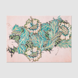 De Seda William Morris PINK FLORAL - Papel dos Tecidos
