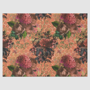 De Seda Woodland Bee Series Design 18 Papel Tecido