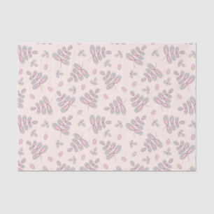 De Seda Woodland Deixa Papel Tecido