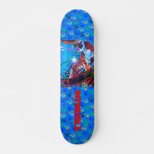 ☼ ☠ ☠ ☼ de skate brilhante de Tigre INVINC