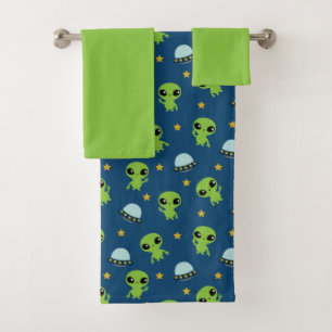 De Toalhas Aliens Bandeja Conjunto