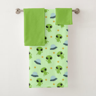 De Toalhas Aliens Bandeja Conjunto