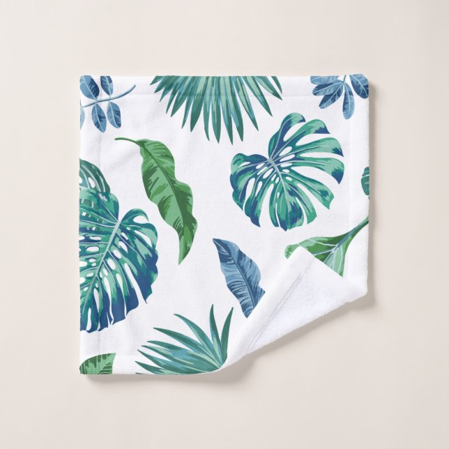 De Toalhas Conjunto Tropical Palm Leaf Towel (Pano de lavar)