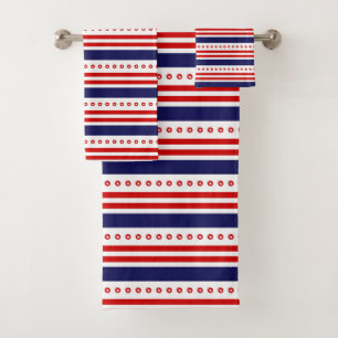 De Toalhas Estrelas e Stripes Bandas Conjunto