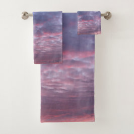 De Toalhas Manhã roxa Toalheiro Solar Conjunto