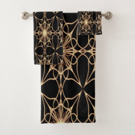 De Toalhas Padrões Bandeja Conjunto