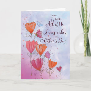 De todos nós Dia de as mães amor com cartão lar