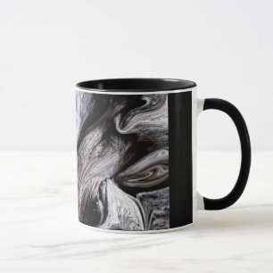 De "TRONCO ÁRVORE" 11 onças. CANECA DE CAFÉ PRETA