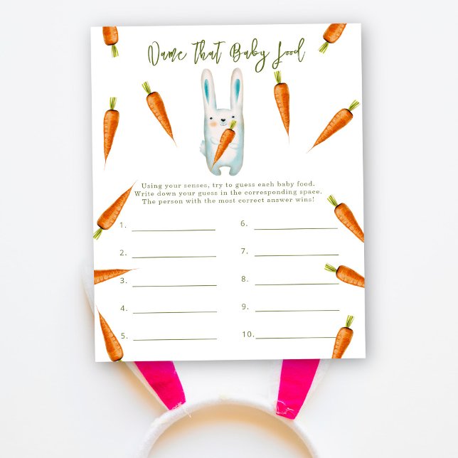 Dê um nome à comida do bebê - jogo do chá de frald (Criador carregado)