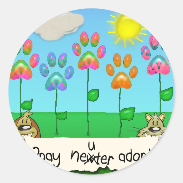 Dê um nome ao seu adesivo (Frente)